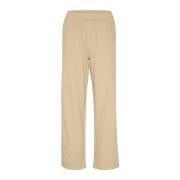 Wijde Broek Classic Sand Kaffe , Beige , Dames