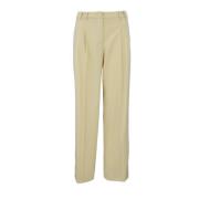 Wijde Broek Patrizia Pepe , Beige , Dames