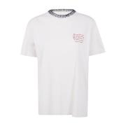 Geborduurd Journey Regular T-shirt Golden Goose , White , Dames