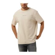 Heren Polo & T-shirt New Classics Tommy Jeans , Beige , Heren