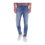 Slim Fit Blauwe Jeans Simon Tommy Jeans , Blue , Heren