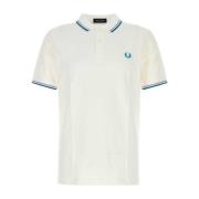 Witte Piquet Polo Shirt Fred Perry , White , Heren