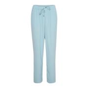 Tapered Pants Corydalis Blue Soaked in Luxury , Blue , Dames