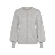 Cardigan met lange mouwen Kaffe , Gray , Dames