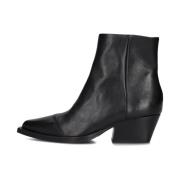 Zwarte Leren Enkellaarsjes Do Cassidy Via Vai , Black , Dames