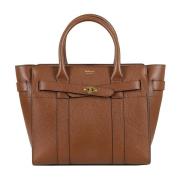 Twee-Tone Zipped Bayswater Tas Mulberry , Brown , Dames