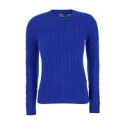 Julianna Lange Mouw Pullover Sweaters Polo Ralph Lauren , Blue , Dames