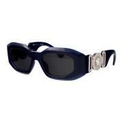 Stijlvolle zonnebril met model 0Ve4425U Versace , Blue , Heren