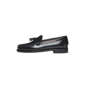 Klassieke Zwarte Loafer Sebago , Black , Heren