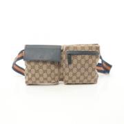 Pre-owned Canvas crossbody-bags Gucci Vintage , Beige , Dames