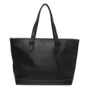 Pre-owned Leather handbags Coach Pre-owned , Black , Dames