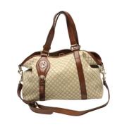 Pre-owned Canvas gucci-bags Gucci Vintage , Brown , Dames