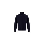 Wol wollen trui met turtleneck Herno , Blue , Heren