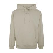 Klassieke Zak Slogan Hoodie Drole de Monsieur , Beige , Heren