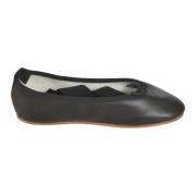 Zwarte Platte Schoenen Elegante Stijl Repetto , Black , Dames