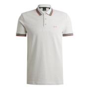 Polo Shirt Klassieke Stijl Comfort Kwaliteit Boss , Gray , Heren