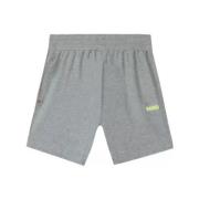 Sporty Cotton Shorts Boss , Gray , Heren