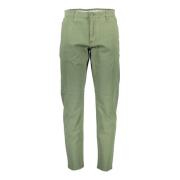 Groene Heren Slim Broek met Zakken Dockers , Green , Heren