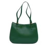 Pre-owned Leather celine-bags Celine Vintage , Green , Dames