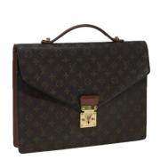 Pre-owned Canvas louis-vuitton-bags Louis Vuitton Vintage , Brown , Da...