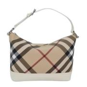 Pre-owned Canvas handbags Burberry Vintage , Beige , Dames