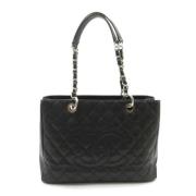 Pre-owned Leather chanel-bags Chanel Vintage , Black , Dames