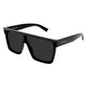 Klassieke Zwarte Zonnebril Saint Laurent , Black , Unisex