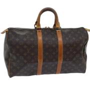 Pre-owned Canvas louis-vuitton-bags Louis Vuitton Vintage , Brown , Da...