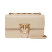 Stijlvolle Handtas voor Trendy Vrouwen Pinko , Beige , Dames