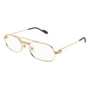 Gouden Optische Bril Cartier , Yellow , Unisex