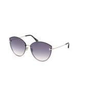 Glanzend Palladium Rook Spiegel Zonnebril Tom Ford , Pink , Dames