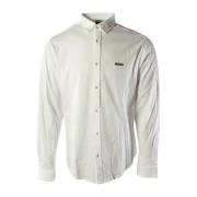 Heren Wit Overhemd Regular Fit Stretch Hugo Boss , White , Heren