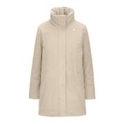 Stijlvolle Herenjas K-Way , Beige , Dames