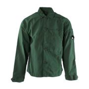 Groene Ottoman Shirt voor Heren C.p. Company , Green , Heren