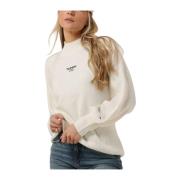 Turtleneck Lofty Sweater Damesbreisel Tommy Jeans , Beige , Dames