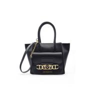 Iconische Logo Handtas Love Moschino , Black , Dames