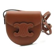 Pre-owned Leather celine-bags Celine Vintage , Brown , Dames