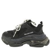 Pre-owned Mesh sneakers Balenciaga Vintage , Black , Dames