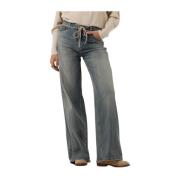 Wide Leg Jeans Jona Circle of Trust , Blue , Dames