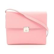 Pre-owned Leather shoulder-bags Hermès Vintage , Pink , Dames