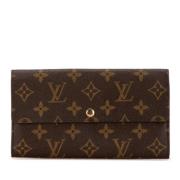 Pre-owned Canvas wallets Louis Vuitton Vintage , Brown , Dames