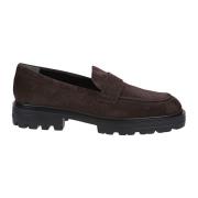 Stijlvolle Loafers voor Mannen Hogan , Brown , Heren