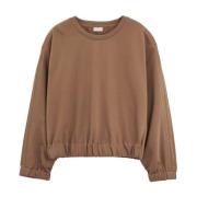 Crew Neck Sweatshirt Dries Van Noten , Brown , Dames