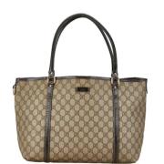 Pre-owned Leather gucci-bags Gucci Vintage , Beige , Dames