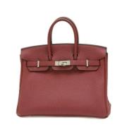 Pre-owned Leather handbags Hermès Vintage , Brown , Dames