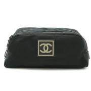 Pre-owned Nylon chanel-bags Chanel Vintage , Black , Dames