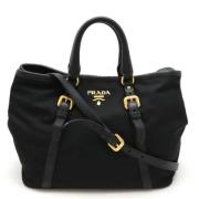 Pre-owned Nylon prada-bags Prada Vintage , Black , Dames