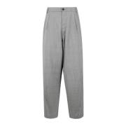 Wijde wollen broek Darkpark , Gray , Dames