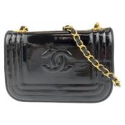 Pre-owned Plastic crossbody-bags Chanel Vintage , Black , Dames