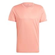 Run It T-shirt Adidas , Orange , Heren